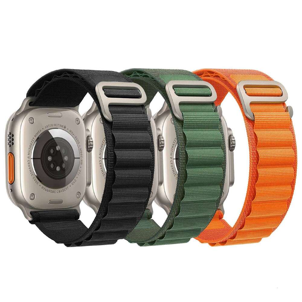 YAYUU Loop Straps For Watch Band Ultra 2 49mm iwatch Series 10 9 8 7 6 SE 5 4 46mm 42mm 40-44mm 45-41mm G-hook sport strap H260304-image-1096265369