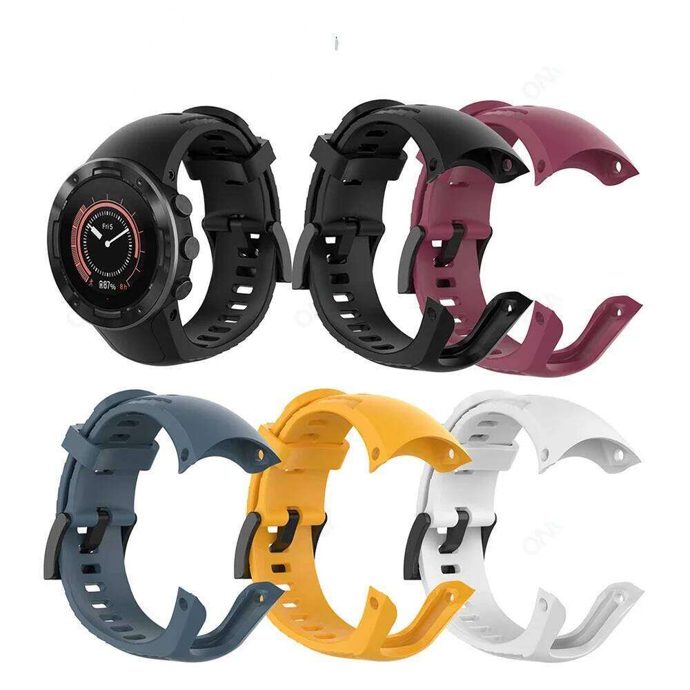 Sport Strap Smart Watch Replacement Silicone Bracelet Band for Suunto 5 Correa Accessories H260304-image-1096266074
