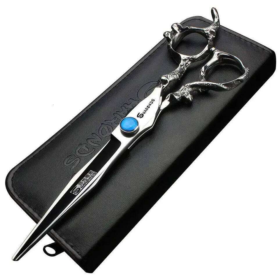 5.5/6/7/7.5/8/9 inch Cutting shears Hairdressing Hair Thinning Shears razor Salon Barber Scissors set H260304-image-1096263909