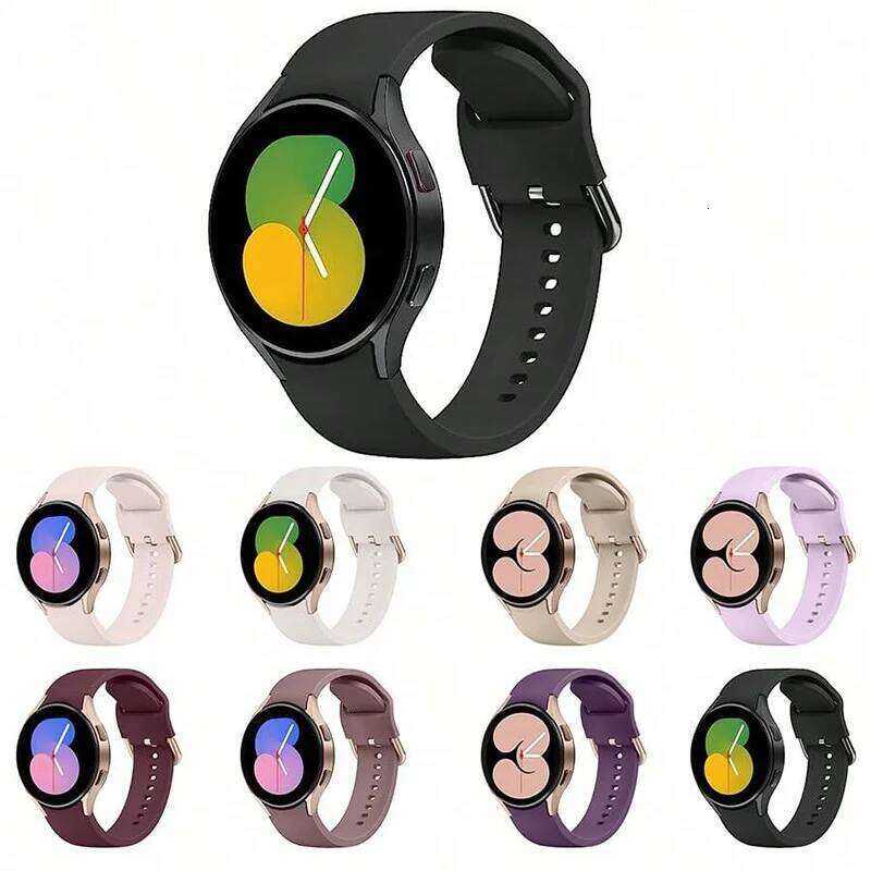 Band for 5 4 44mm 40mm/5 Pro 45mm Wristband 20mm Silicone Bracelet Galaxy Watch 6 classic 43mm 47mm H260304-image-1096265645