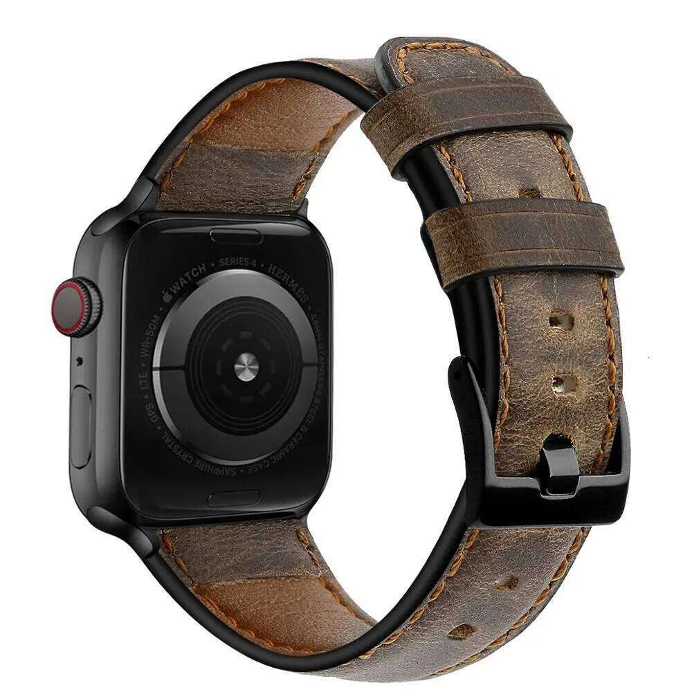 Strap for watch band 44mm 40mm 45mm 41mm 49mm 38 42mm Retro Cow Leather correa bracelet iwatch series 7 6 3 SE Ultra 2 8 9 H260304-image-1096265507