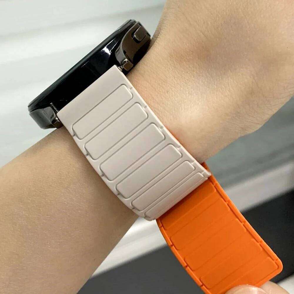 22mm Magnetic Loop Bands Gear S3 Classic/Frontier Silicone Strap For Galaxy Watch3 45mm 46mm Sports Bracelet H260304-image-1096265559