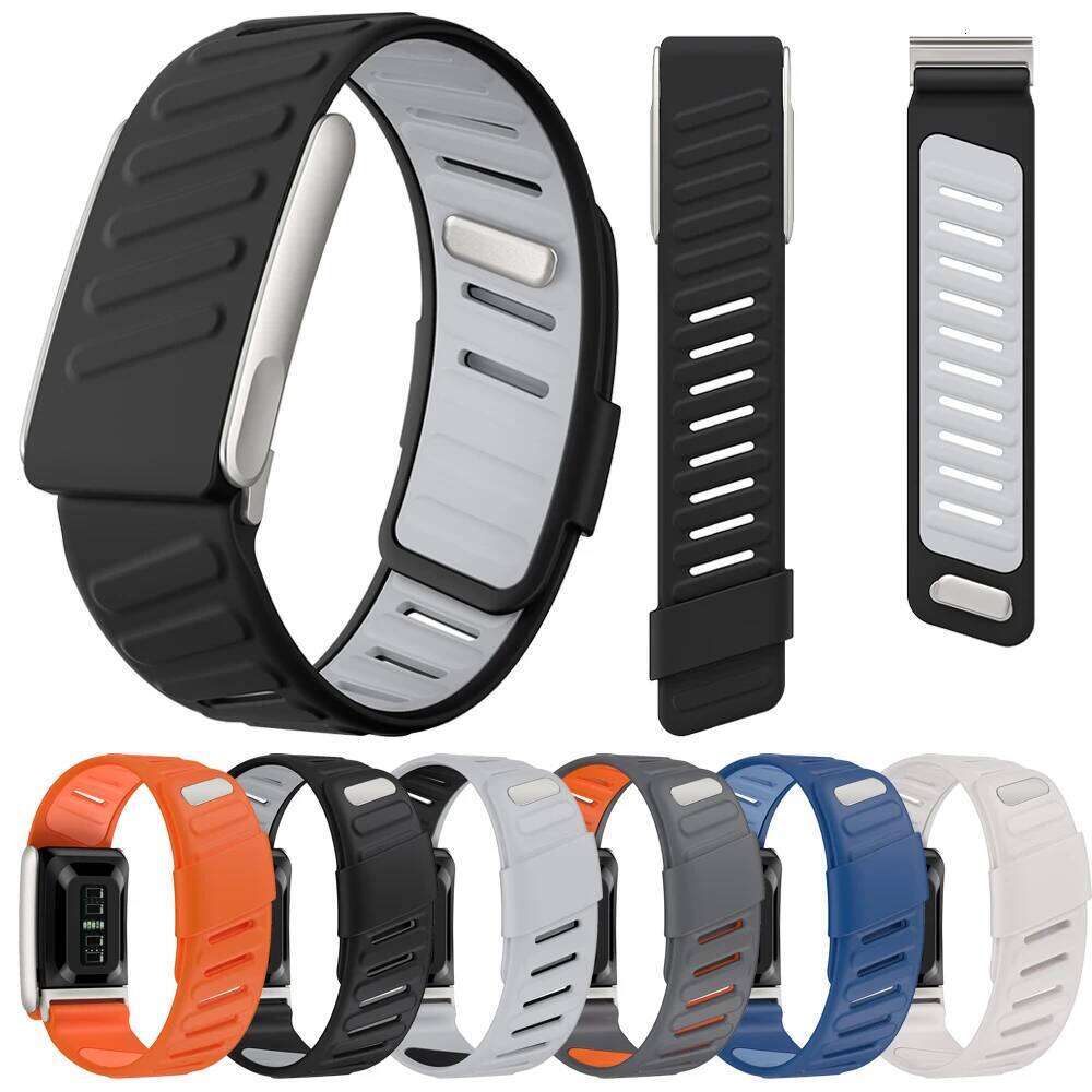 Compatible for WHOOP 4.0/5.0 MG SportFlex Wrist Soft-Touch Silicone Waterproof and Sweatproof Soft Adjustable Rubber Band H260304-image-1096265908