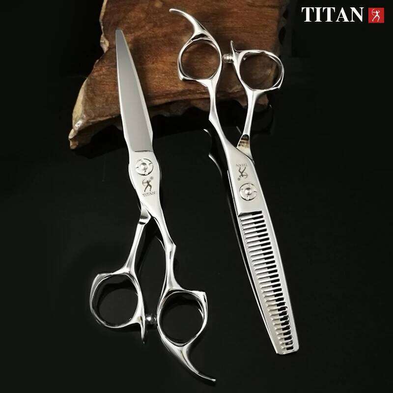 TITAN hairdresser's barber tool hair thinning shear professional scissors H260304-image-1096264005