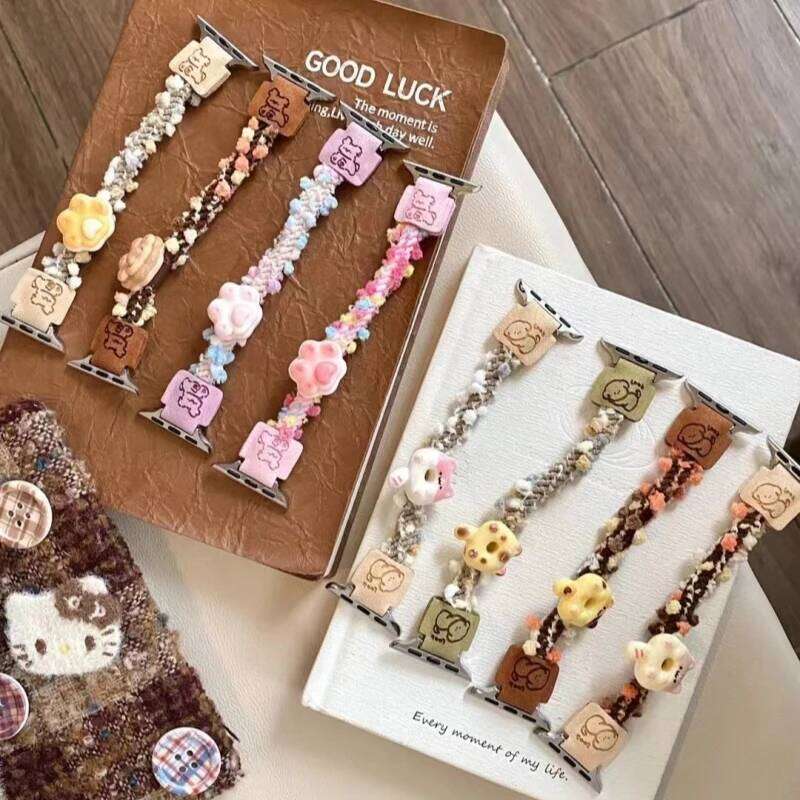 Cat's Paw Strap for Watch Band 49mm 46mm 45mm 44mm 42 41 40mm Hairband Bracelet iWatch Ultra 11 10 9 8 7 6 SE3 Belt H260304-image-1096265693