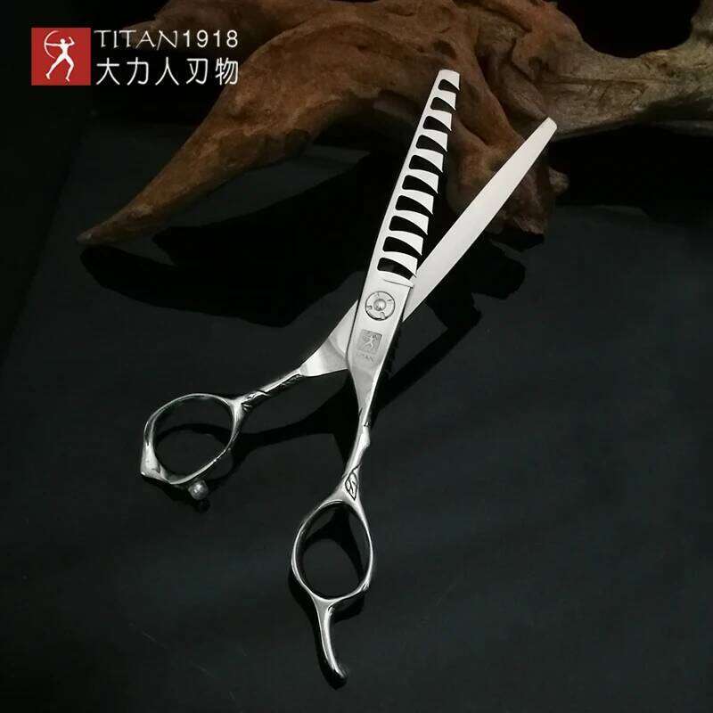 Titan Professional Hairdressing Thinning Hair Scissors 6.0 Inch Japanese 440c H260304-image-1096263623