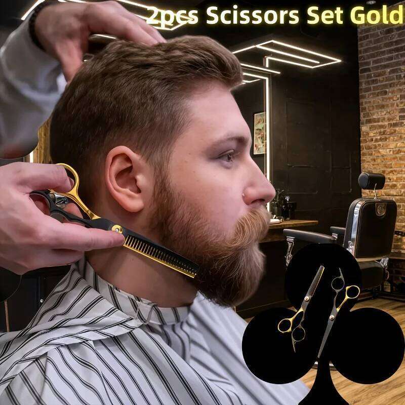1 Set of Professional Thinning Scissors, Hair Cutting Tool Women, Self-Haircut, Hairdressing Set, Convenient for Trimming Bangs at Home H260304-image-1096263788