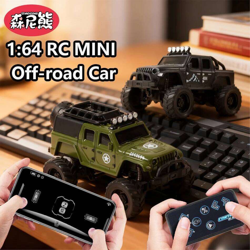 SENNIXIONG 1/64 Alloy RC Off-Road Car MINI Model Classic Speed Racing Drift Terrain Vehicle Climbing Truck Toy for Children Gift H260304-image-1096262722