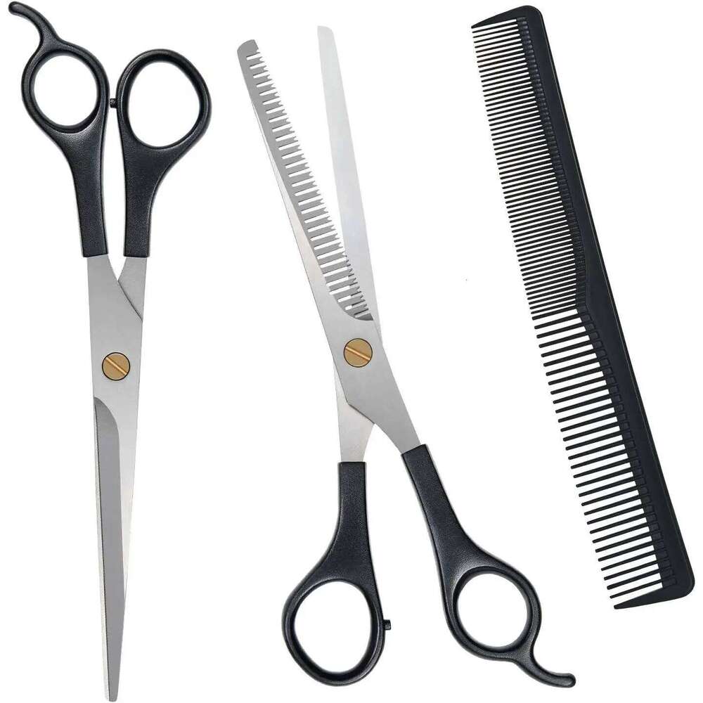 1/2/3pcs Professional Cutting Shears Stainless Steel Barber Scissors for Men Women Home & Salon Hair Trimming and Styling H260304-image-1096263814