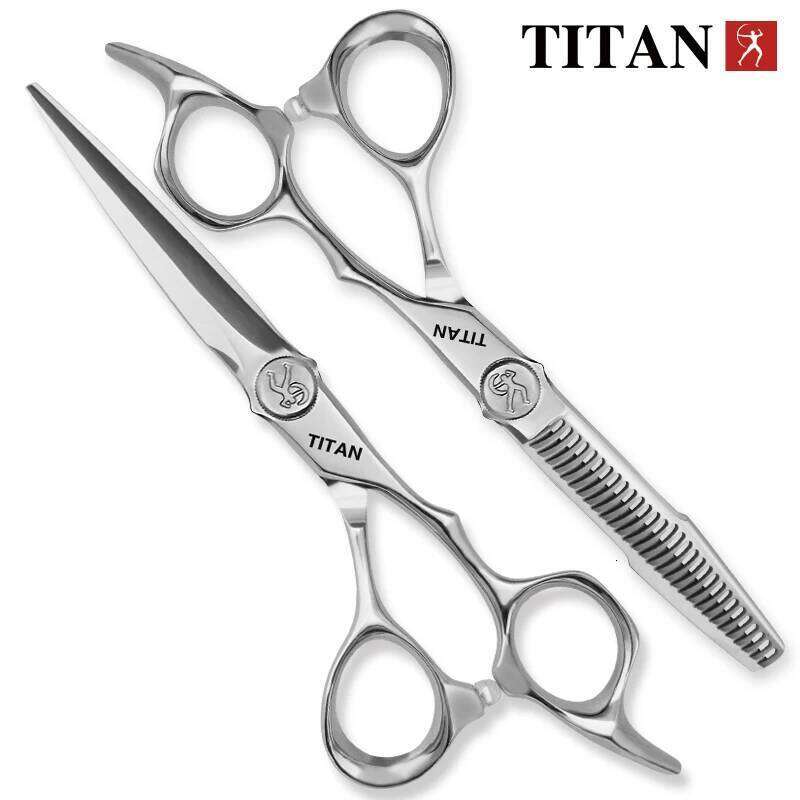 Titan Hairdressing Professional Hair cutting Scissors hairdresser scissors barber tool H260304-image-1096263589