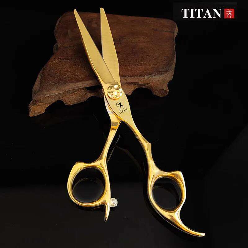 TITAN hairdresser's barber professional cutting scissors hair salon style tool stainless steel H260304-image-1096263764