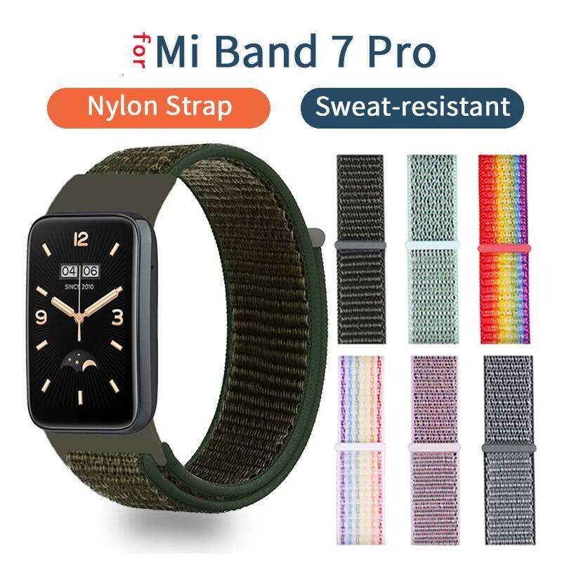 Soft Nylon Strap For Mi 7 Pro Sports Smart Watch Band Replacement Bracelet for MiBand 7Pro Wristband Accessories H260304-image-1096265597