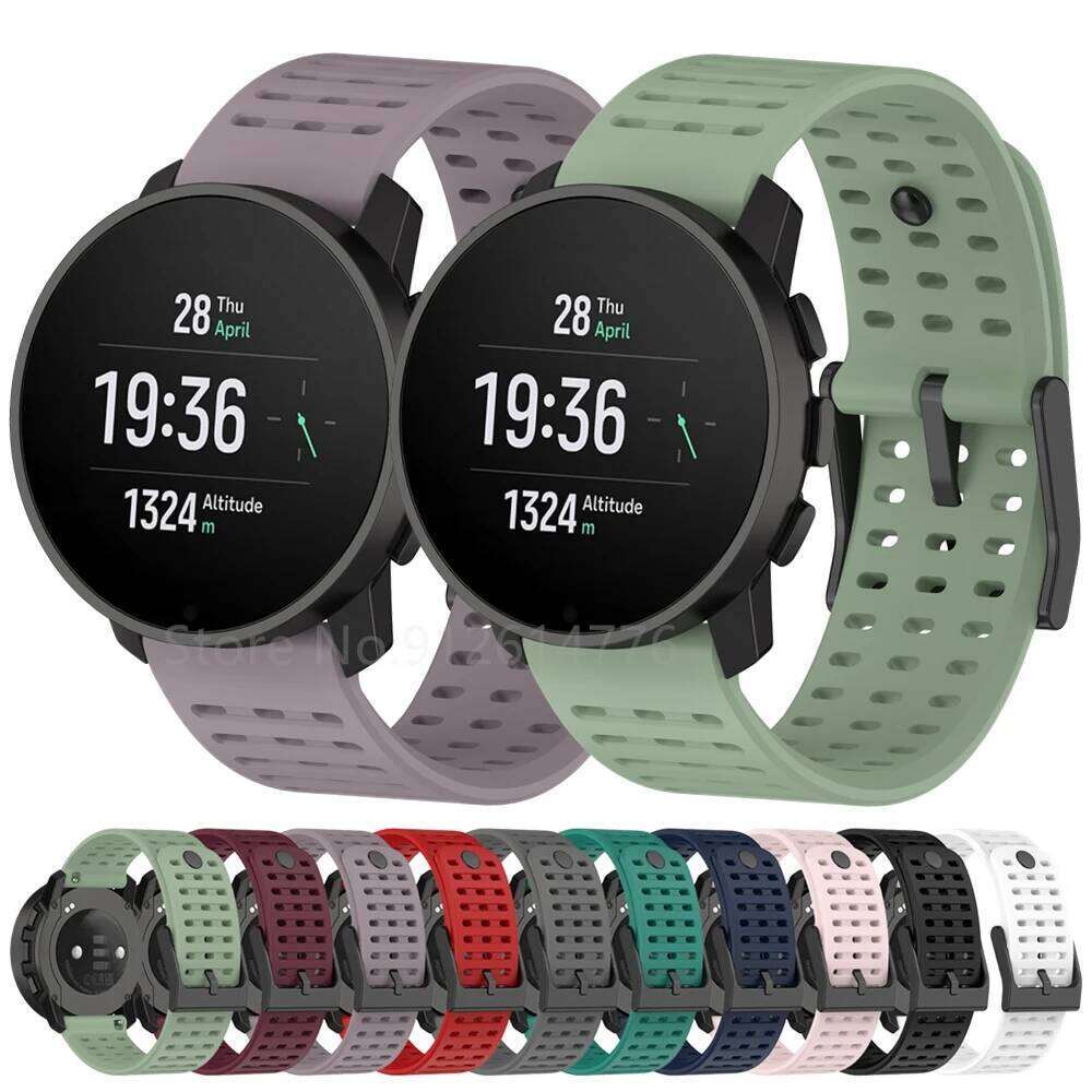 22mm Silicone Strap RACE Vertical Watch Band For Suunto 5 / 9 Peak Pro Wristband Bracelet Replacement Accessories H260304-image-1096266053