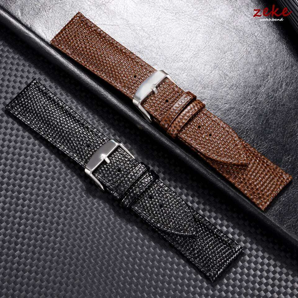 Lizard Print Genuine Leather Band 14mm 16mm 18mm 19mm 20mm 21mm 22mm Replacement Bracelet Belt Men Women Watch Accessories H260304-image-1096266118