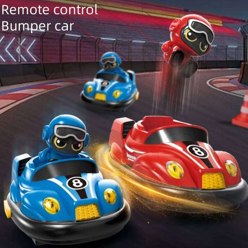 Remote Control Battle Bumper Car Collision Ejection Kart With Music Light Parent-Child Interaction Toy Boy Gift H260304-image-1096262291