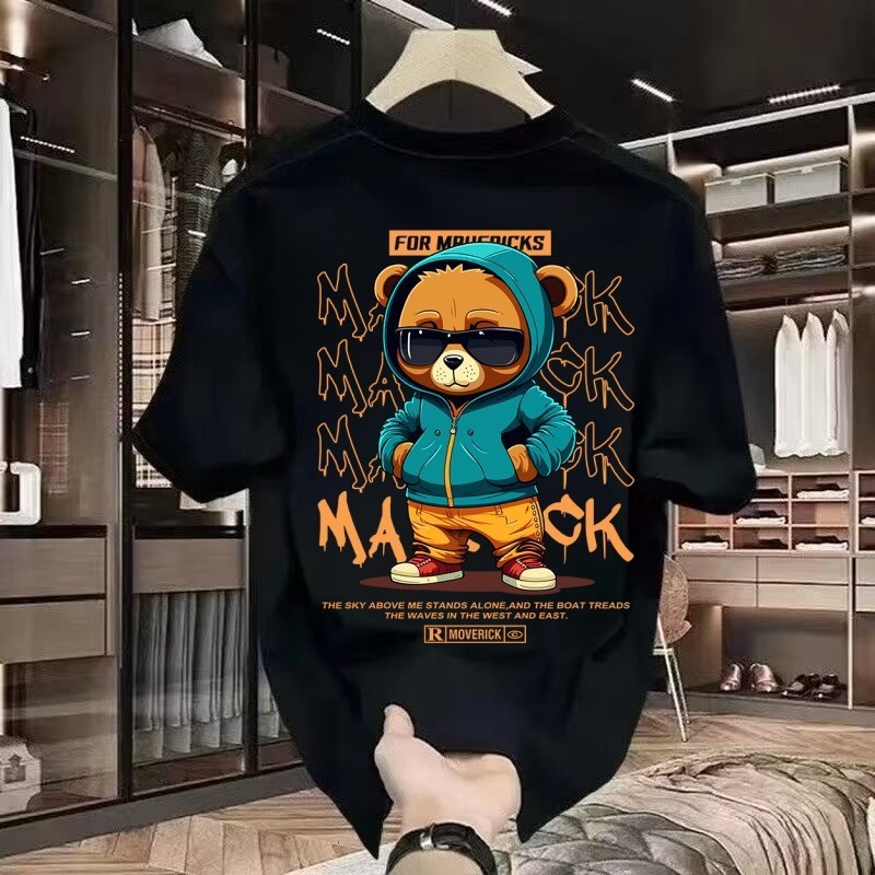 New Brand Classic T-shirt Clothing Fashionable And High-quality Pure Cotton Tee Summer Casual Breathable Half Sleeved Clothing Fashionable Top