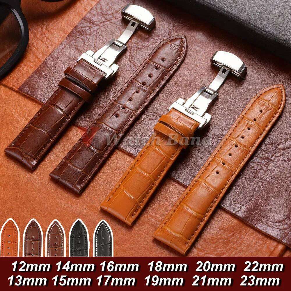 Universal Leather Strap13mm 15mm 17mm 19mm 21mm 23mm Watchband for Men Women 12mm 14mm 16mm 18mm 20mm 22mm Watch Band H260304-image-1096266101