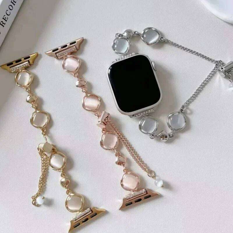 Metal Bracelet Watch 49mm Ultra 1/2 45/41mm 10/11/9 New All-Strap For Iwatch 44/40mm 65SE3 38/S1042mm 3/2/1 Watchband H260304-image-1096265385