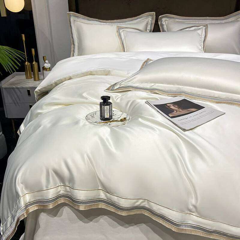 Luxury Embroidery King Size 600TC Egyptian Cotton Soft Smooth Duvet Cover Fitted Sheet Pillowcases Hotel Bedding Set C260304-image-1096253708