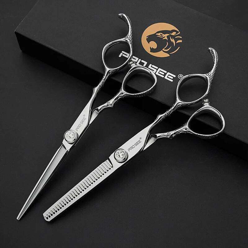 Japanese VG10 Stainless Steel Right-Handed Hair Thinning 6.0 Inch Straight Blade Beauty Tool for Barbers Scissors H260304-image-1096263961
