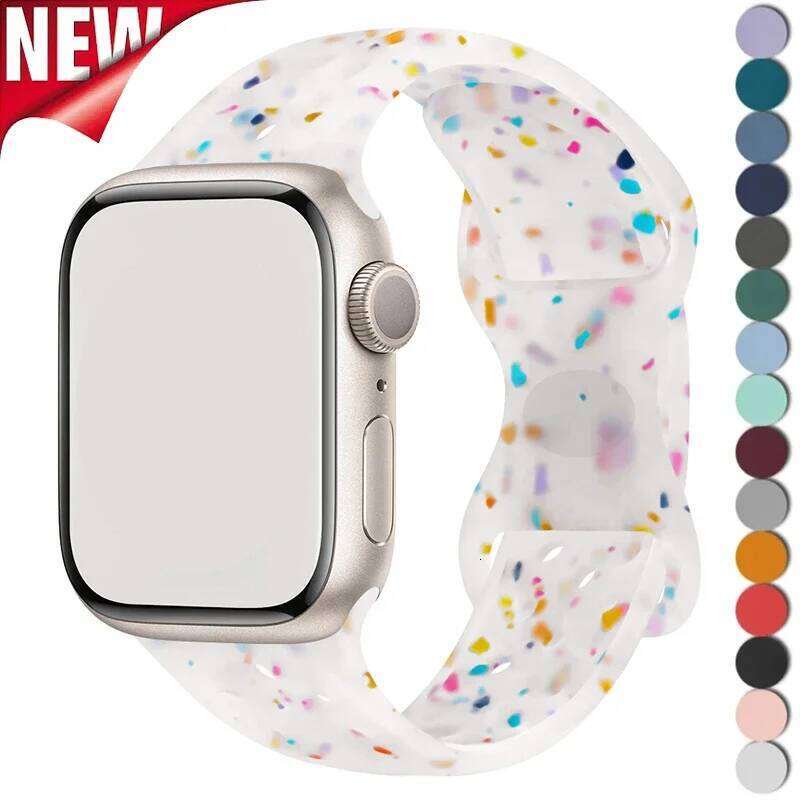 Sports Silicone Strap for Watch Band Ultra 2 49mm 46mm 42mm 45mm 44mm 40 41mm Bracelet IWatch Series 11 10 9 8 7 6 SE 3 H260304-image-1096265380