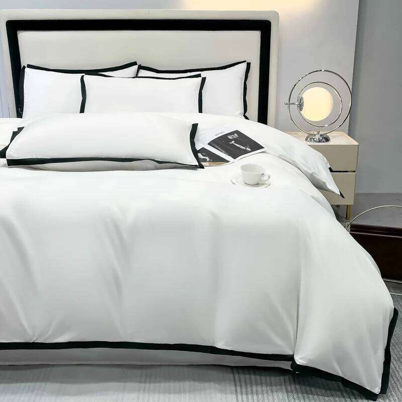 Simple Style Bedding Sets Washed Brushed Duvet Cover with Pillowcase Luxury Bedsheets Set Queen/King Size Bed C260304-image-1096262097