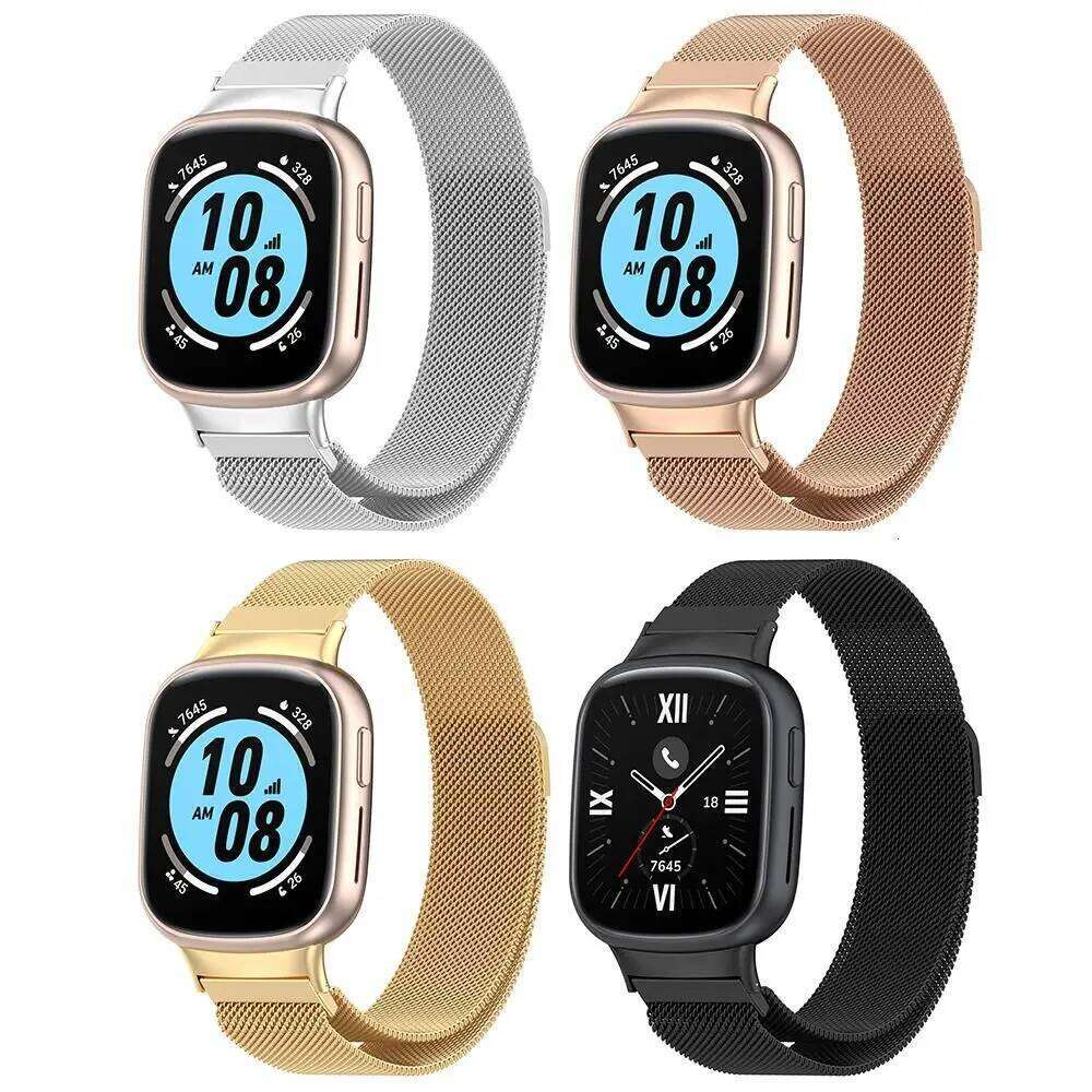 Replacement Metal Strap New Wrist Milanese Watchband Accessories Belt Bracelet for Honor 4 Smart Watch H260304-image-1096266095