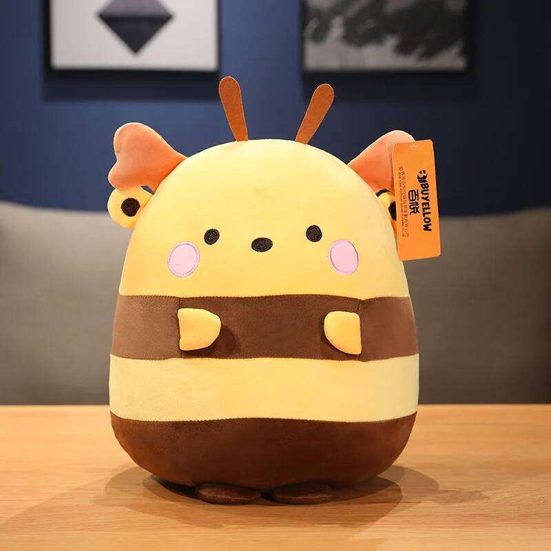Super soft cute small kiln bee plush toy lying posture insect series girl doll H260304-image-1096262905