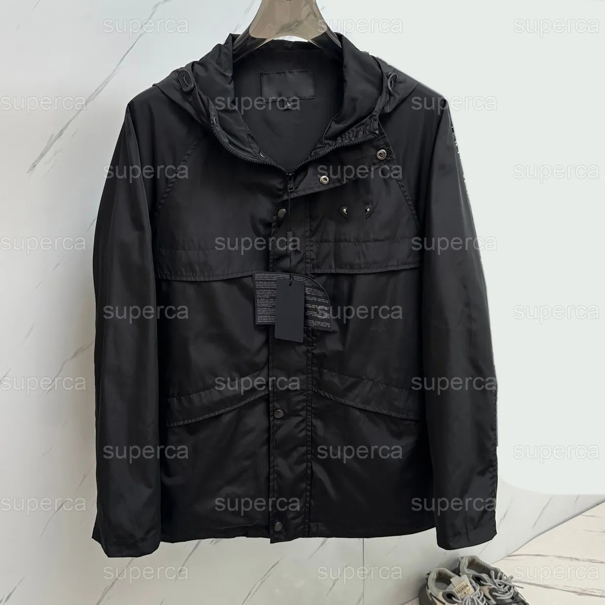 Men's plus size Outerwear Coats Jacket Designer Jacket hoodie hooded casual fashion color stripe printing top quality wild breathable 4g3h143