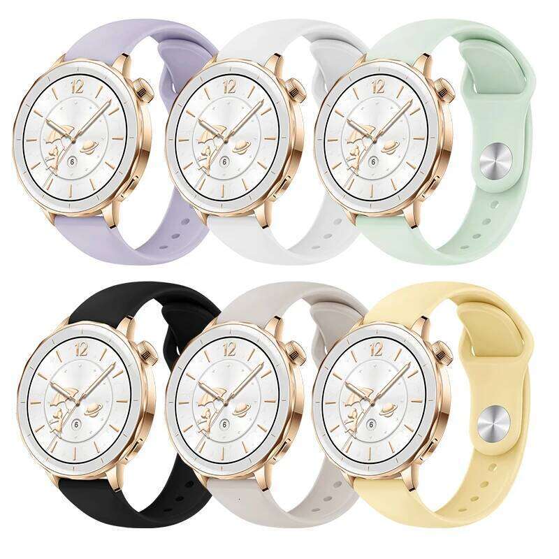 18mm 20 22mm Women Silicone Bracelet GT5/GT4 41mm GT5Pro 46mm Band for Galaxy FE 7 6 40mm 44mm Strap H260304-image-1096265424