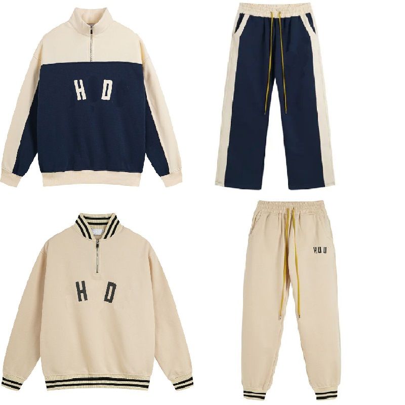 Designer hoodie men tracksuit pants sweatpants sweatshirt zipper male and women casual sweatpants autumn winter workout pants men joggers size S-XL