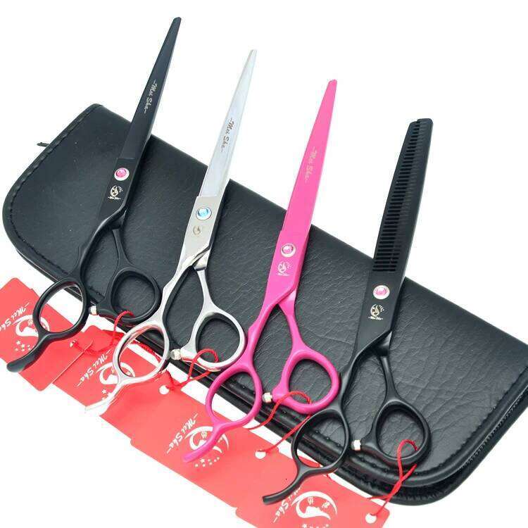 7.0" Meisha Left-handed Professional Pets Grooming Left Hand Cutting & Thinning Shears JP440C Pet/Dogs Scissors A0185A H260304-image-1096263785
