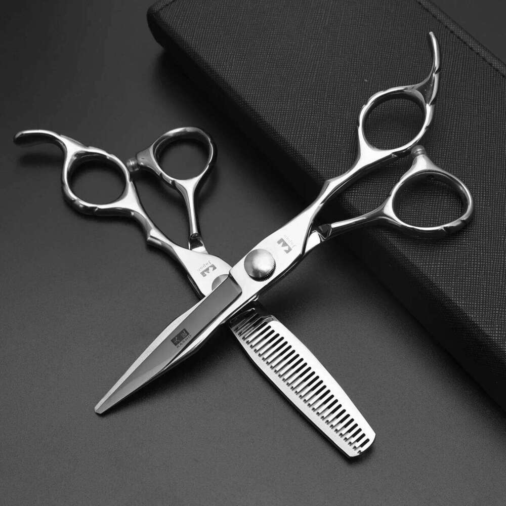 Professional Cutting Scissors - 6-Inch Stainless Steel Shears for Precision Cutting, Hair Trimming, and Styling Tools H260304-image-1096263702
