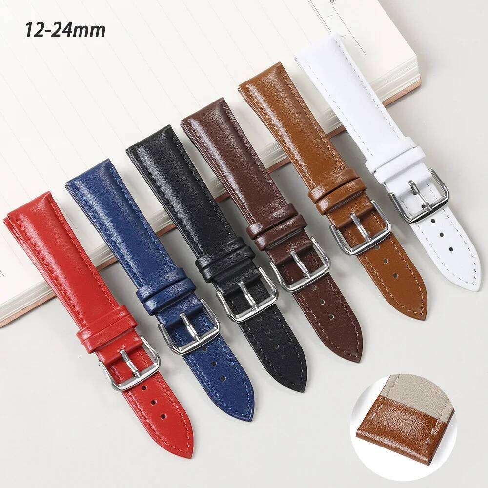 Leather Strap 12mm 13mm 14mm 15mm 16mm 17mm 18mm 19mm 20mm 21mm 22mm 23mm 24mm Soft Watchband for Men Women Universal Bracelet H260304-image-1096266154