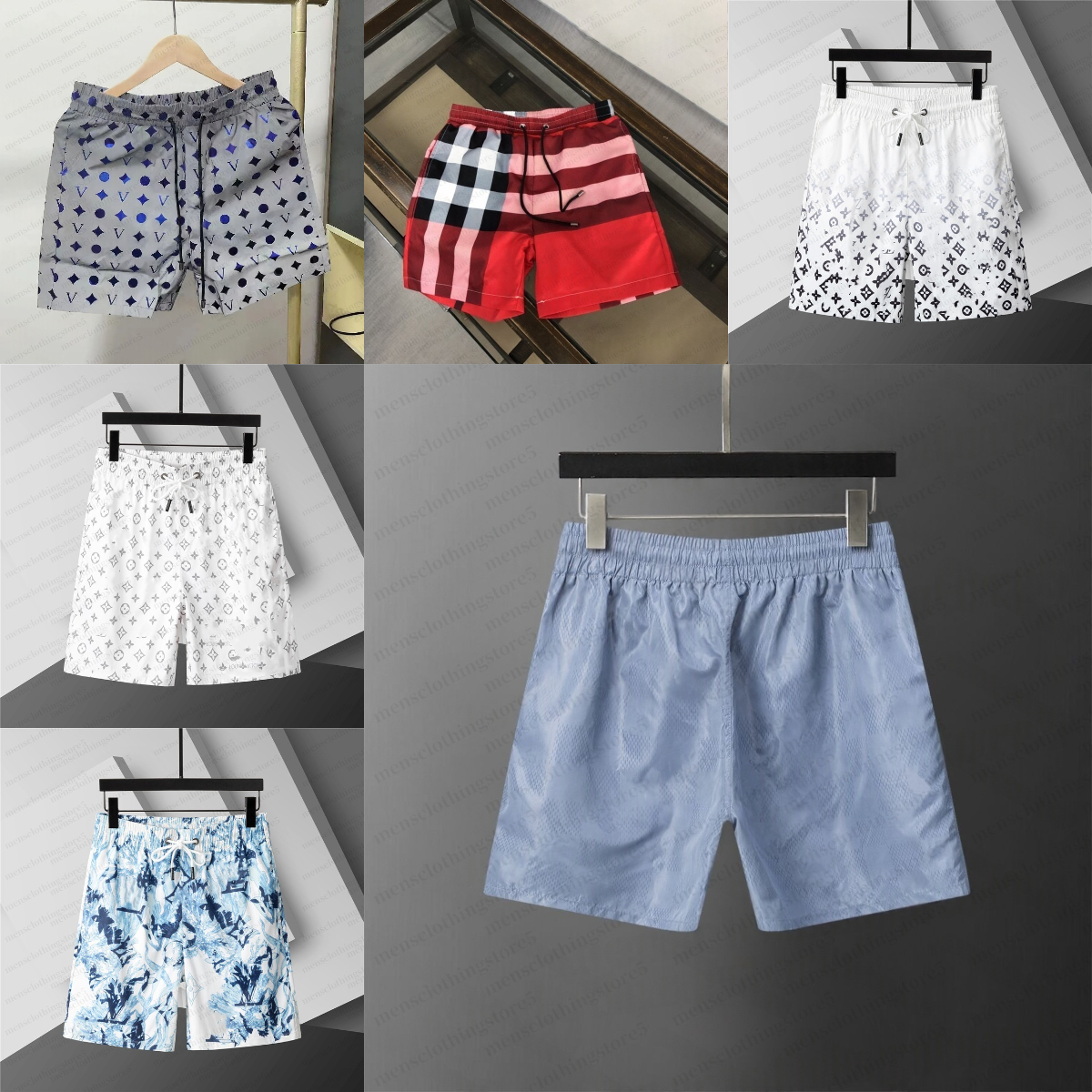 25ss New Summer Mens Plus Size Designer Shorts Europe France Sell Luxury swim shorts Embroidered Letter Shorts Fashion Street Loose Casual Tee Desig