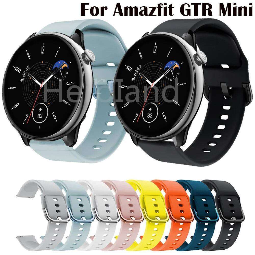 Watchband Silicone For Amazfit GTR mini/GTR Pro 2/Amazfit GTS 4 3 2 2e Strap Smart Wristbands Bracelet 20mm 22mm Watchstrap H260304-image-1096266000