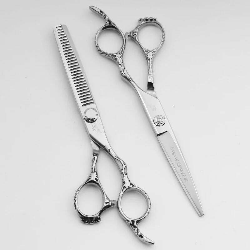 Professional hair scissors for barber haircutting shears salon tools H260304-image-1096264043