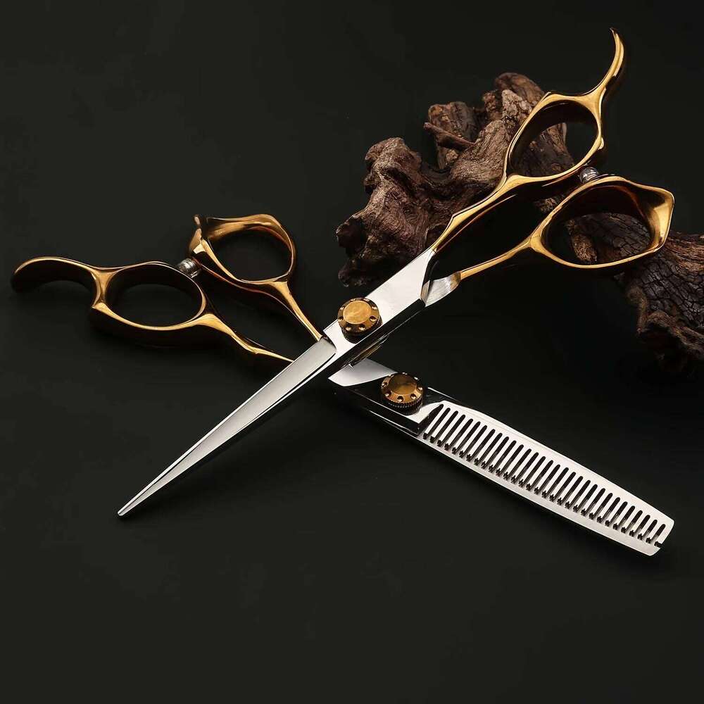 Professional Hairdressing Scissors Hairdresser Styling Trimming Cutting Tools for Men Women- Ergonomic Design Lightweight H260304-image-1096263734