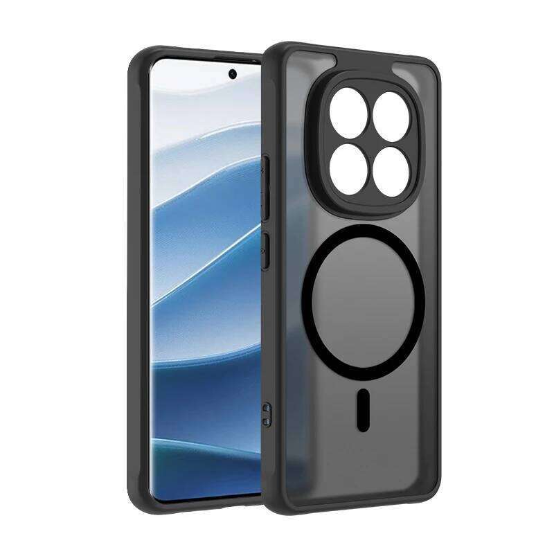 Magnetic Wireless Charging Matte Bumper Phone Case For 15 Ultra 14T Note 13 14 Pro 14C 13C H260305-image-1096507864