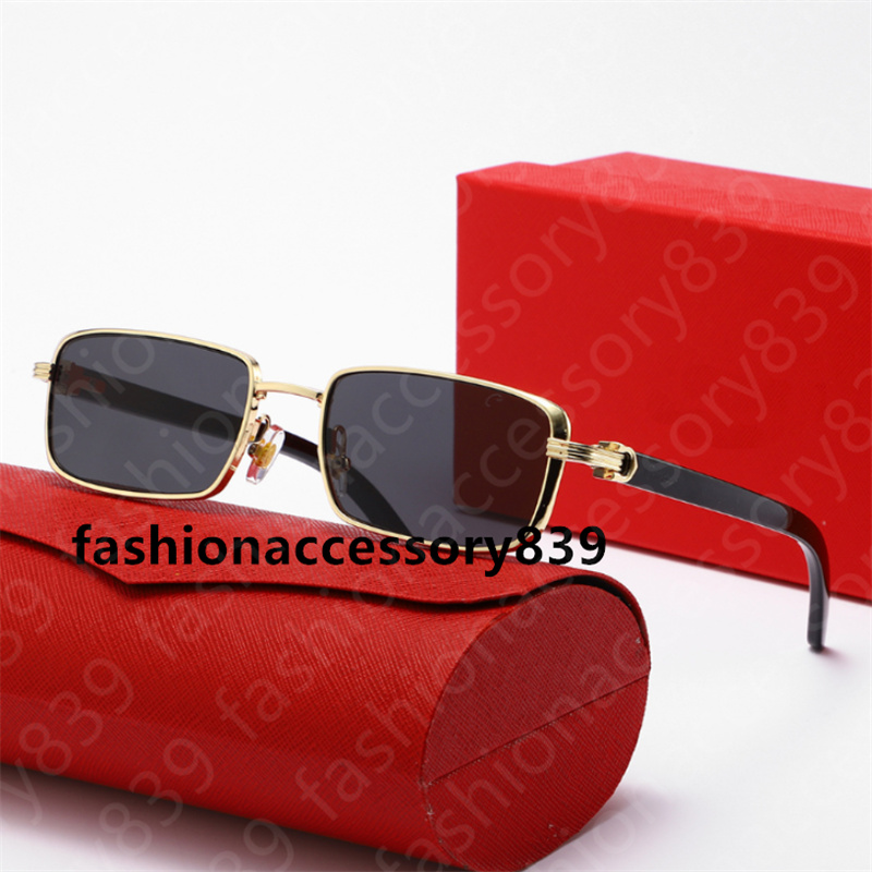 Luxury Designer Sunglasses Mens Womens Polarized uv Protection Retro Eyeglass Gold Sun glasses Frameless Gradient Sunglass Men Eyeglasses lunettes w