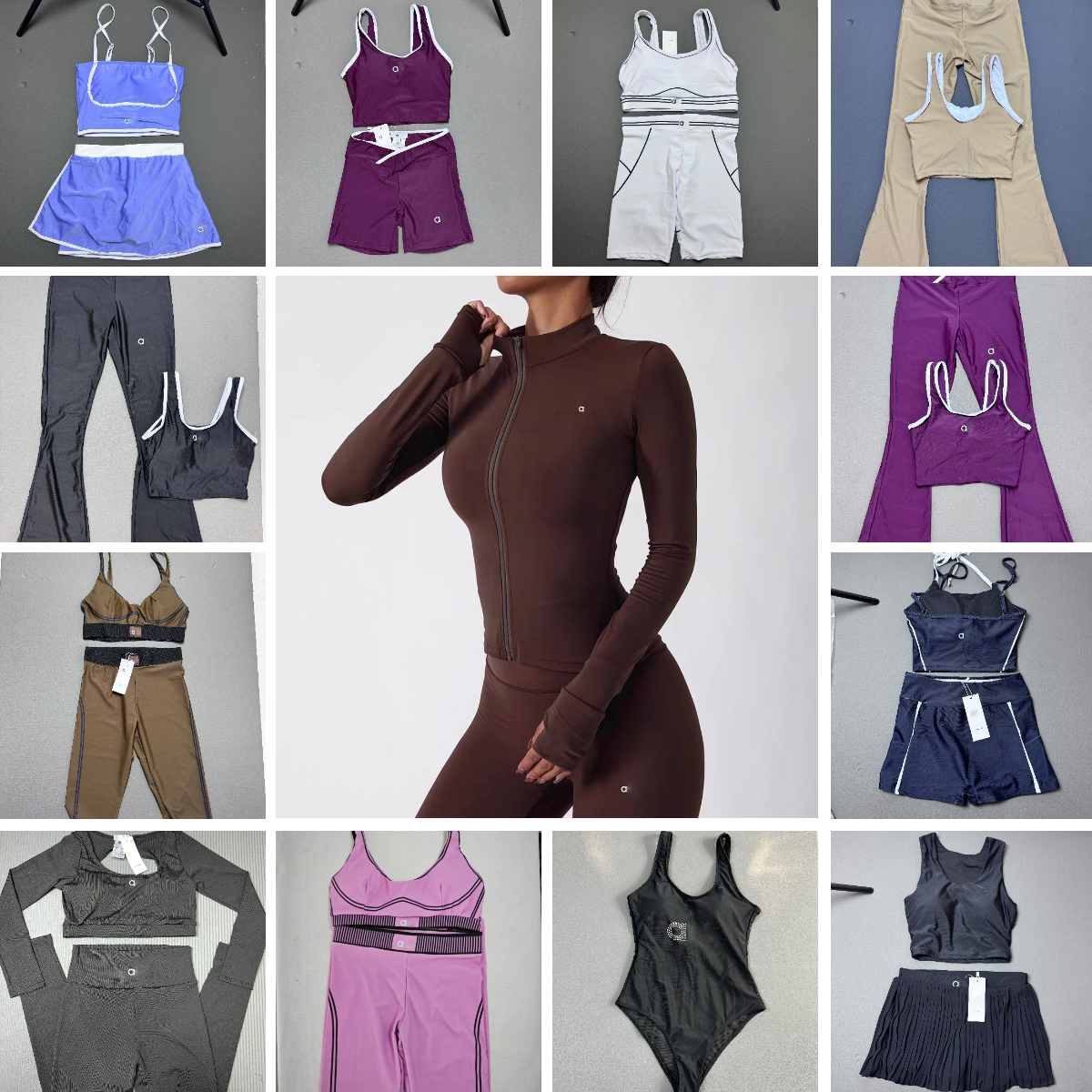 A swimsuit women designer swimsuit high-waist running sports women's fitness yoga set Vest and trousers training 2 Pieces set-image-959911412