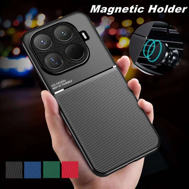 Magnetic Case For 15T Pro 5G Mi 15 Protective Cover Rugged Non-Slip Built-in Metal Plate Coque Fundas Capa H260305-image-1096423522