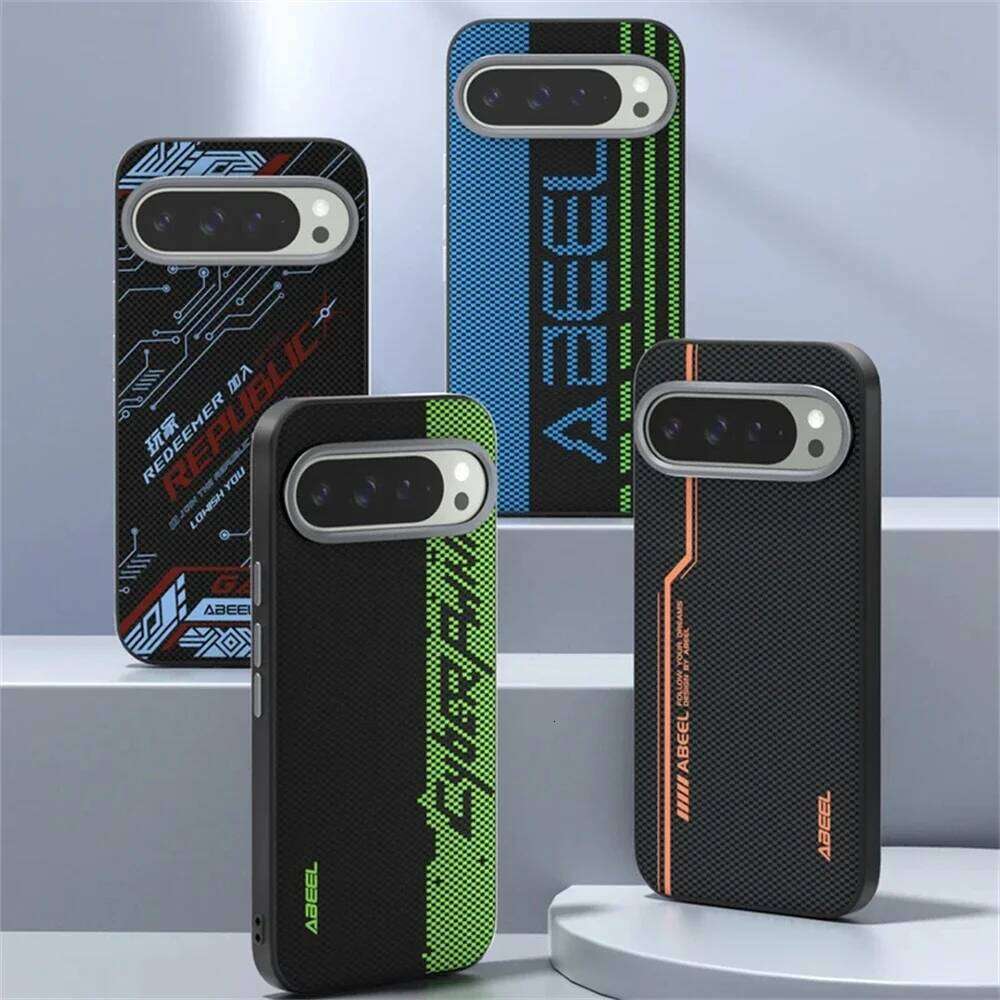 Personalized Game Texture Anti-Scratch Case for Google Pixel 10 9 A Pro XL Built in Magnetic Wireless Charging Protective Cover H260305-image-1096427076