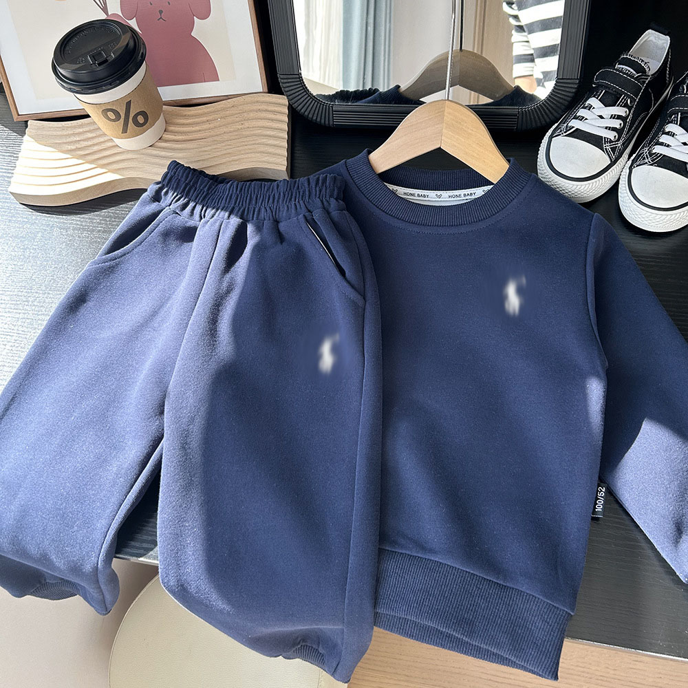 Ensemble de vêtements de styliste pour enfants, nouveaux garçons, style Simple, haut, sweat-shirt, pantalon de survêtement, ensemble de tenue