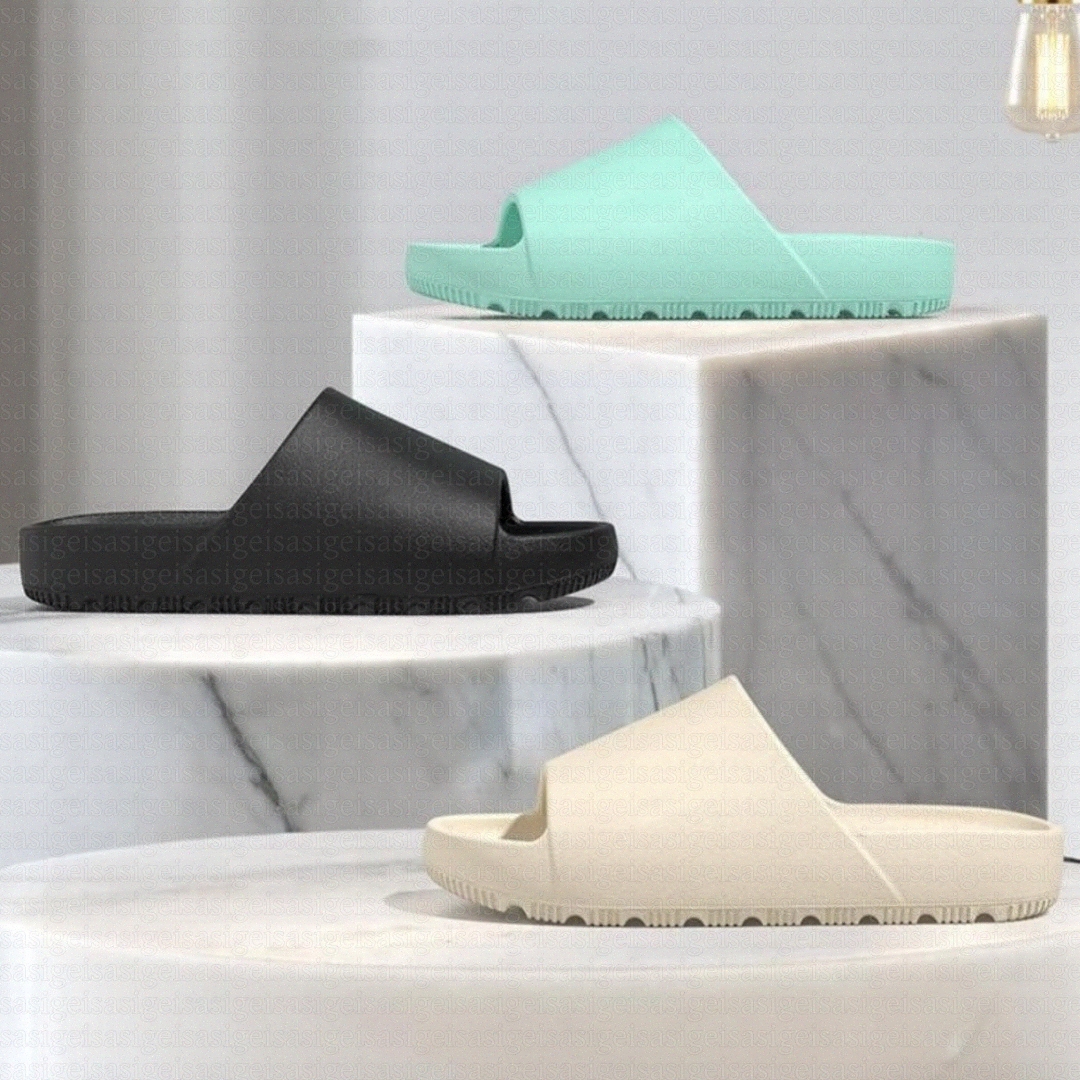 Calm Slide Black White Beige Slides Womens Women Mens Men Slippers Slipper Summer q8ED#