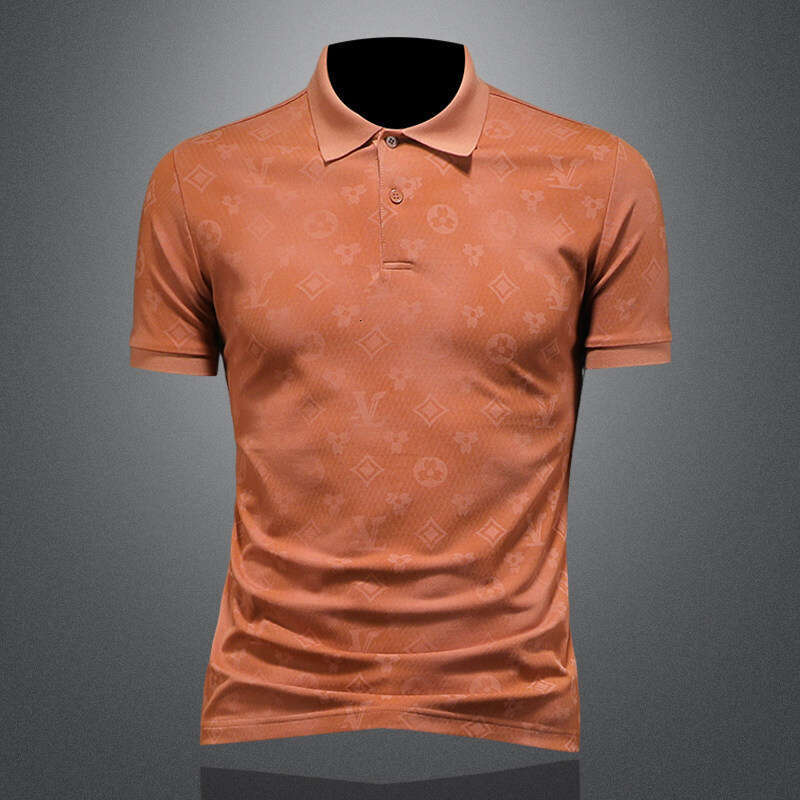 New Arrivals 2026 Men's Summer Printed Casual POLO Shirt E3669 Is Always In Stock