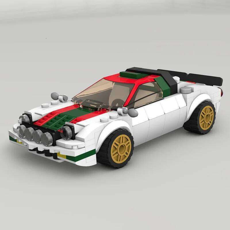 New creative 287pcs MOC Rally car model Children's Gift Christmas gift Z260306-image-1096523026