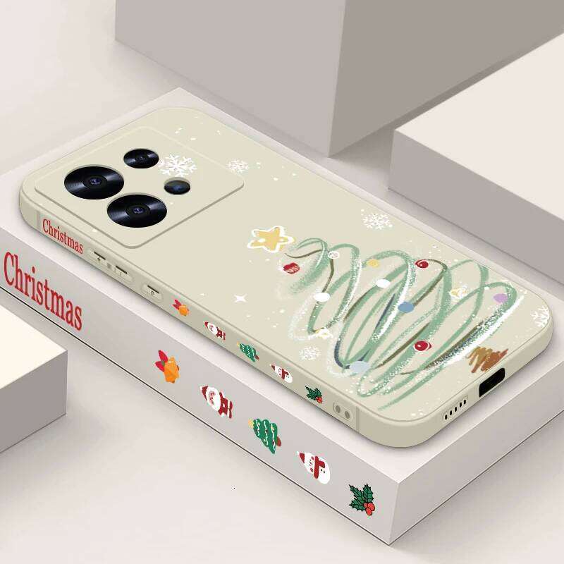 Christmas Tree Phone Case For Note Plus 14 13 4G 12 11 Pro 5G Shockproof Soft TPU Lanyard Cover H260305-image-1096449733