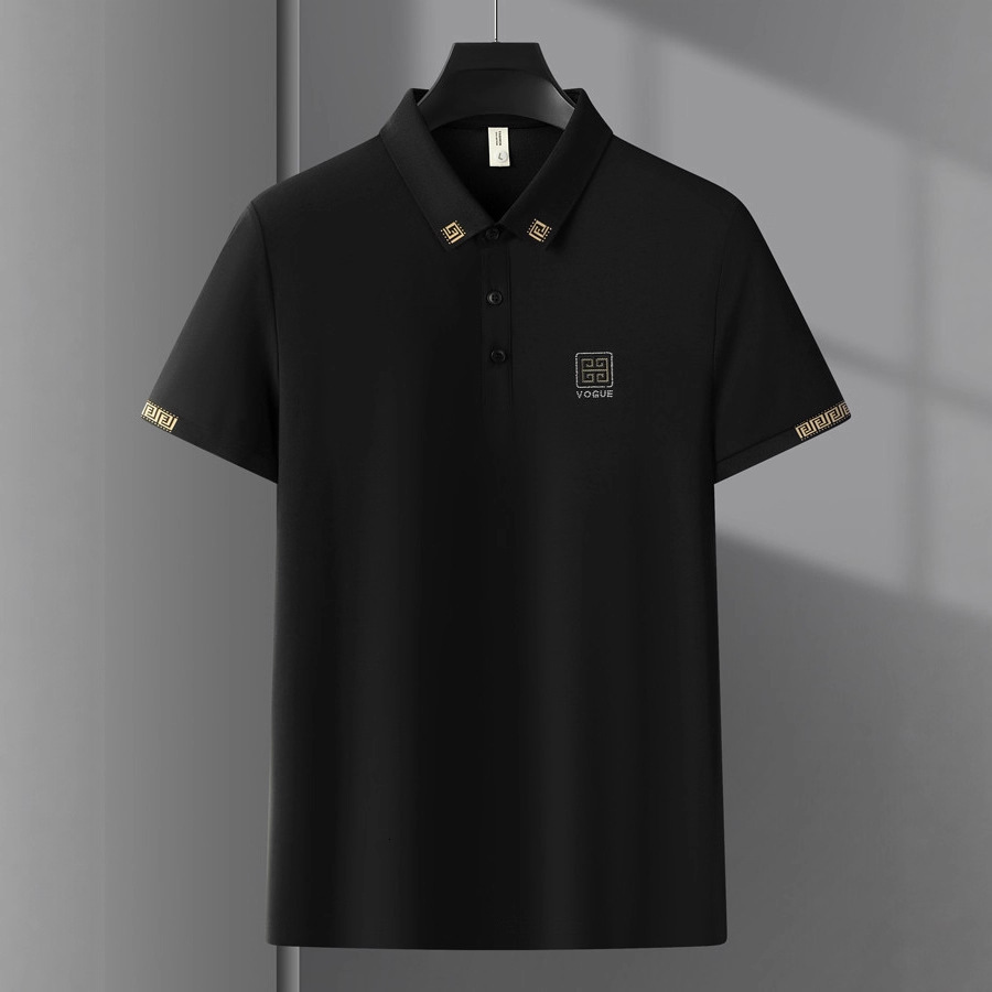 Clothes POLO New Turn-down Collar Luxury Men's 2026 Short Sleeve Trendy Designer Casual Slim Fit Brand Summer T-shirt Embroidery