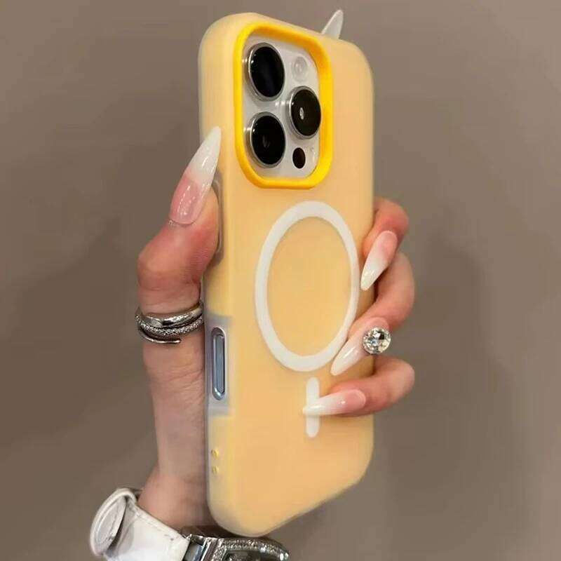 Candy Color 2 IN 1 For Case for iPhone 17 16 15 14 Plus 13 11 12 ProMax Air Magnetic Wireless Charge Bumper Cover H260305-image-1096422029
